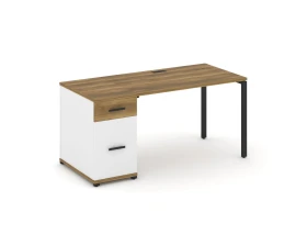 Стол рабочий с 1 опорной тумбой CN.SP-406 W 1600x720x750 Концепт / Concept images