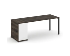 Стол рабочий с опорным распаш. шкафом CN.SP-220 W 2000x720x750 Концепт / Concept images