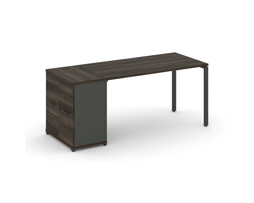 Стол рабочий с опорным распаш. шкафом CN.SP-220 W 2000x720x750 Концепт / Concept