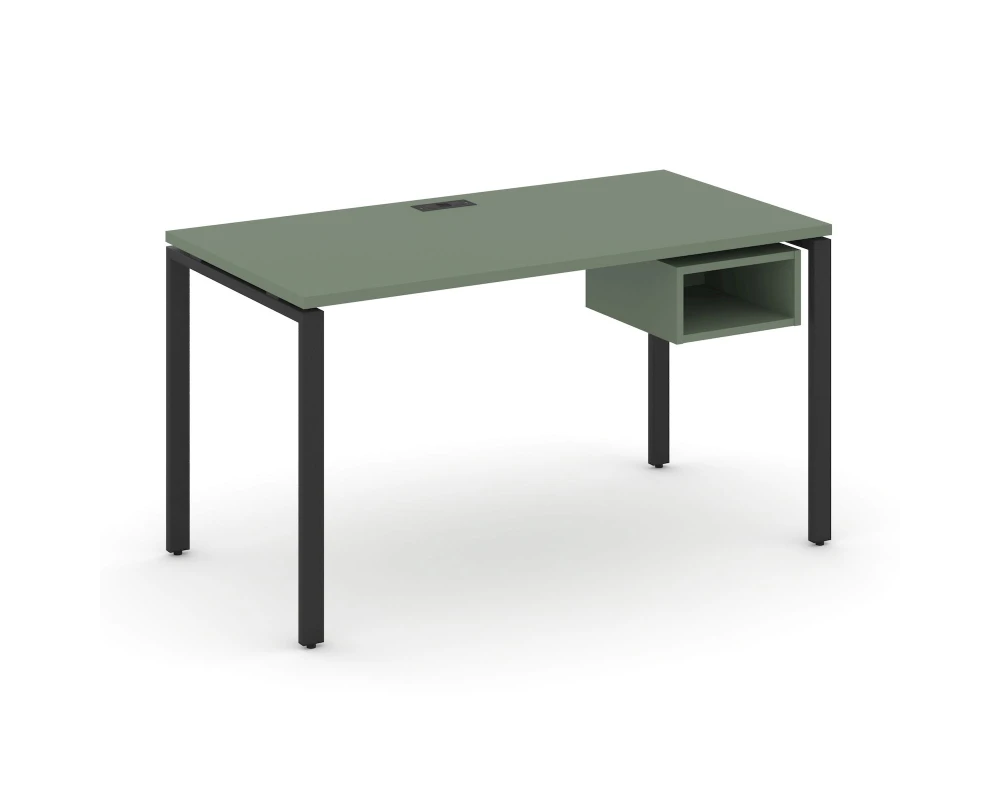 Стол рабочий с подвесной тумбой с 1 открытой нишей CN.SP-102 1180x720x750 Концепт / Concept