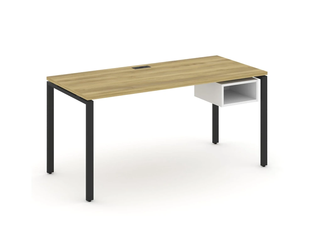 Стол рабочий с подвесной тумбой с 1 открытой нишей CN.SP-104 1580x720x750 Концепт / Concept