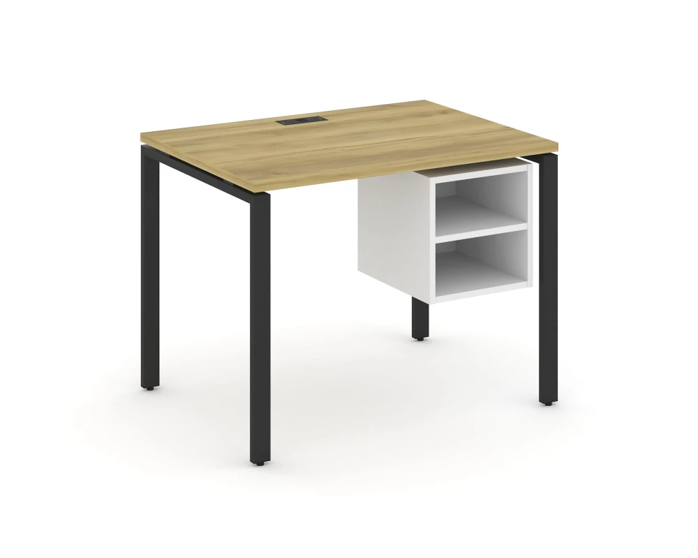 Стол рабочий с подвесной тумбой с 2 открытыми нишами CN.SP-105 980x720x750 Концепт / Concept