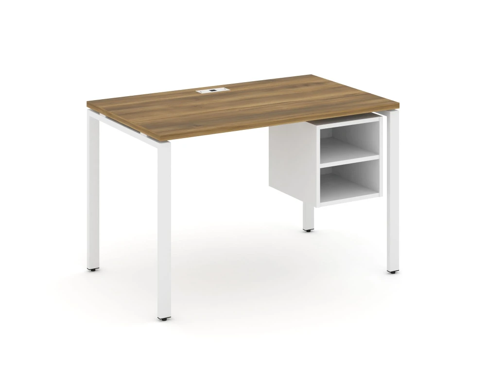 Стол рабочий с подвесной тумбой с 2 открытыми нишами CN.SP-106 1180x720x750 Концепт / Concept