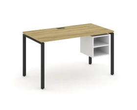 Стол рабочий с подвесной тумбой с 2 открытыми нишами CN.SP-107 1380x720x750 Концепт / Concept images