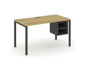 Стол рабочий с подвесной тумбой с 2 открытыми нишами CN.SP-108 1580x720x750 Концепт / Concept images