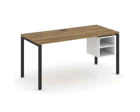 Стол рабочий с подвесной тумбой с 2 открытыми нишами CN.SP-108 1580x720x750 Концепт / Concept images