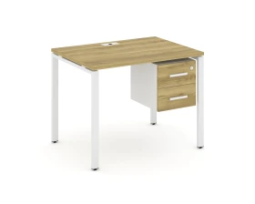 Стол рабочий с подвесной тумбой с 2 ящ. CN.SP-113 W 980x720x750 Концепт / Concept images