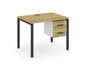 Стол рабочий с подвесной тумбой с 2 ящ. CN.SP-113 W 980x720x750 Концепт / Concept images