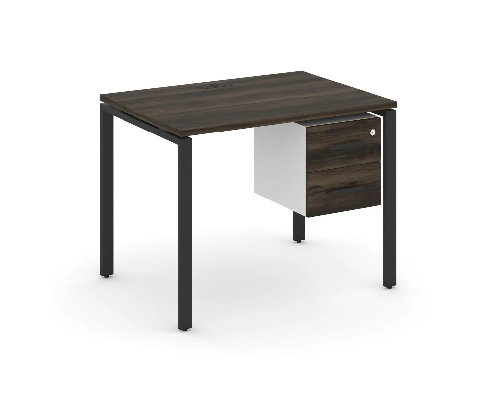Стол рабочий с подвесной тумбой с 2 ящ. CN.SP-113 W 980x720x750 Концепт / Concept