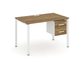 Стол рабочий с подвесной тумбой с 2 ящ. CN.SP-114 W 1180x720x750 Концепт / Concept images