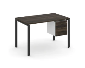 Стол рабочий с подвесной тумбой с 2 ящ. CN.SP-114 W 1180x720x750 Концепт / Concept images
