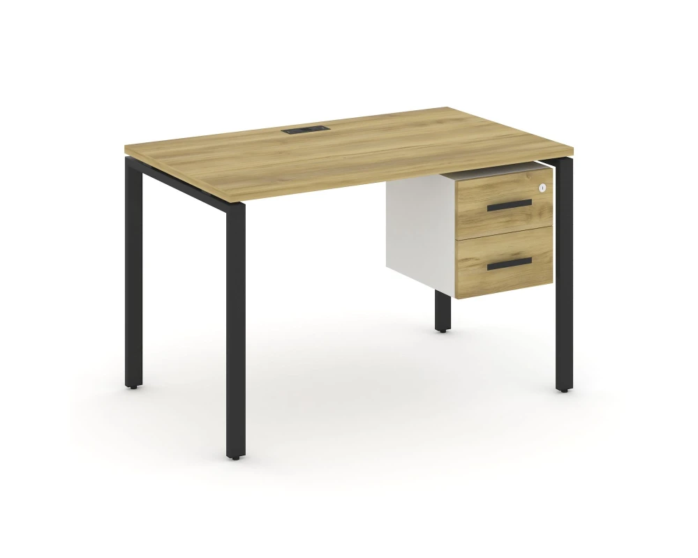Стол рабочий с подвесной тумбой с 2 ящ. CN.SP-114 W 1180x720x750 Концепт / Concept