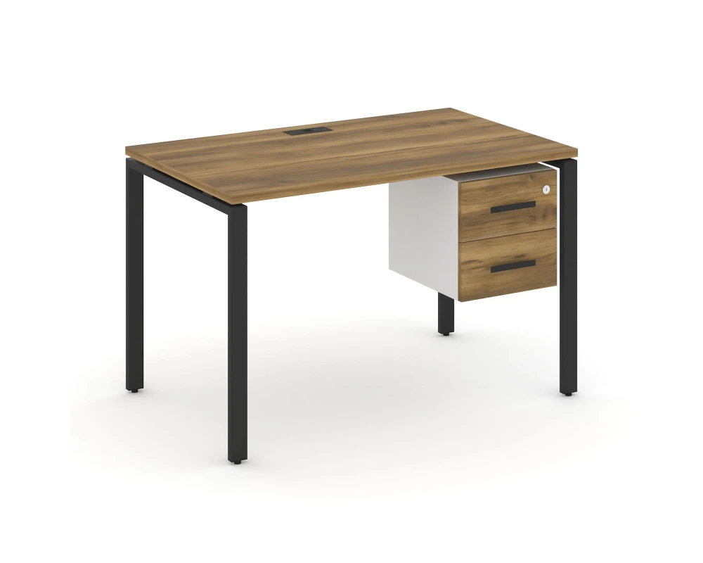 Стол рабочий с подвесной тумбой с 2 ящ. CN.SP-114 W 1180x720x750 Концепт / Concept