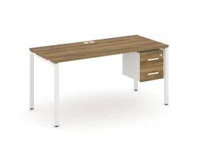 Стол рабочий с подвесной тумбой с 2 ящ. CN.SP-116 W 1580x720x750 Концепт / Concept images