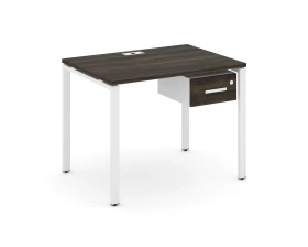 Стол рабочий с подвесной тумбой с одним ящ. CN.SP-109 W 980x720x750 Концепт / Concept images