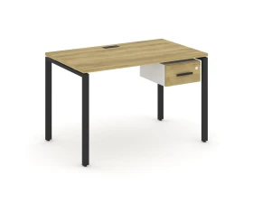 Стол рабочий с подвесной тумбой с одним ящ. CN.SP-110 W 1180x720x750 Концепт / Concept images