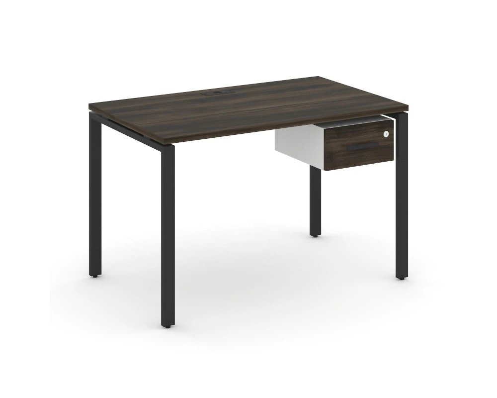 Стол рабочий с подвесной тумбой с одним ящ. CN.SP-110 W 1180x720x750 Концепт / Concept