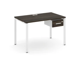 Стол рабочий с подвесной тумбой с одним ящ. CN.SP-110 W 1180x720x750 Концепт / Concept images
