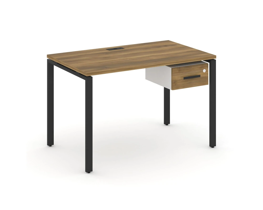 Стол рабочий с подвесной тумбой с одним ящ. CN.SP-110 W 1180x720x750 Концепт / Concept