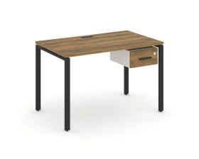 Стол рабочий с подвесной тумбой с одним ящ. CN.SP-110 W 1180x720x750 Концепт / Concept images