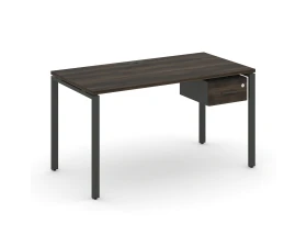 Стол рабочий с подвесной тумбой с одним ящ. CN.SP-112 W 1580x720x750 Концепт / Concept images