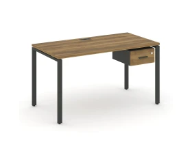 Стол рабочий с подвесной тумбой с одним ящ. CN.SP-112 W 1580x720x750 Концепт / Concept images