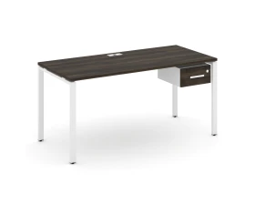 Стол рабочий с подвесной тумбой с одним ящ. CN.SP-112 W 1580x720x750 Концепт / Concept images