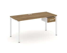 Стол рабочий с подвесной тумбой с одним ящ. CN.SP-112 W 1580x720x750 Концепт / Concept images