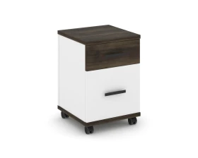 Тумба мобильная 1 ящ. 1 распаш. фасад CN.TUM-009 B 420x420x615 Концепт / Concept images