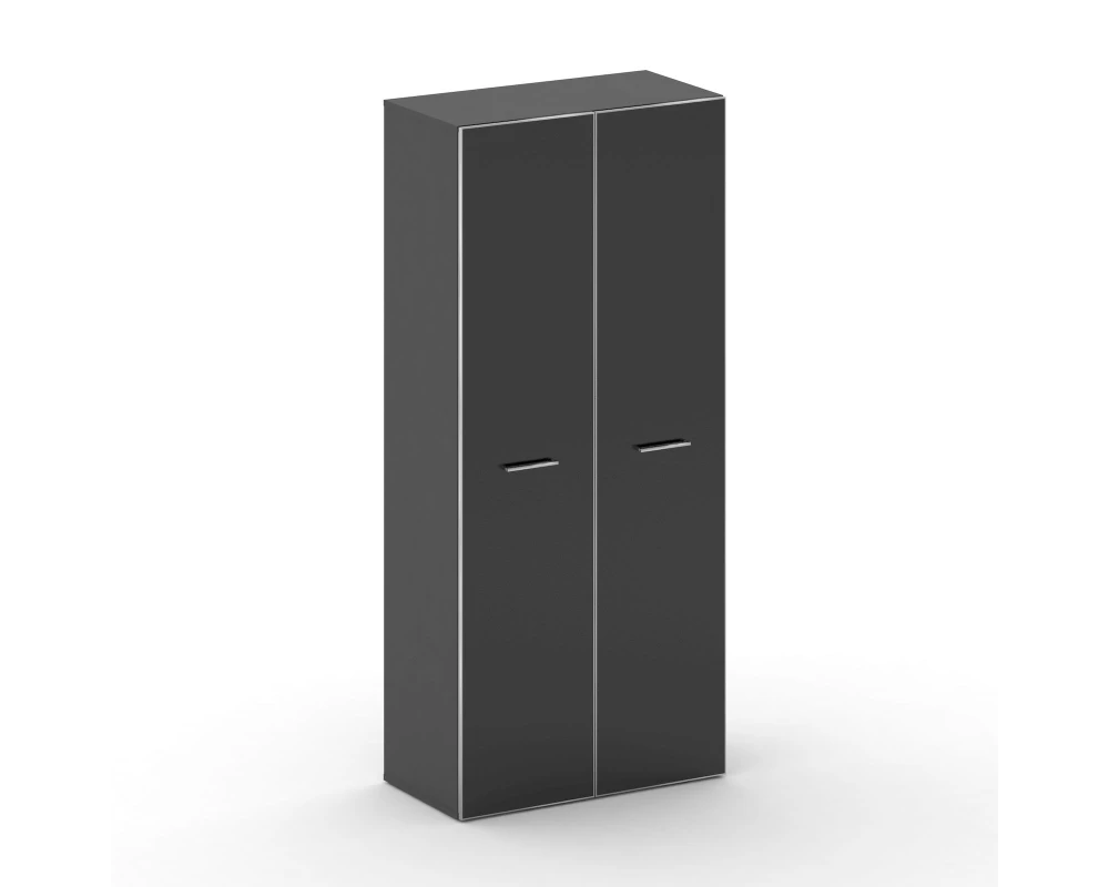 Шкаф широкий высокий CR.ST-103 black Феникс Кросс / Cross
