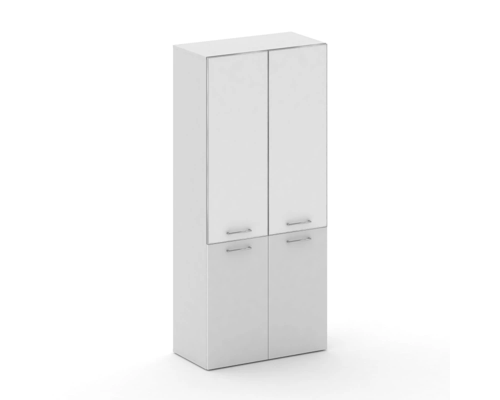 Шкаф широкий высокий CRF.ST-101 white Феникс Кросс / Cross