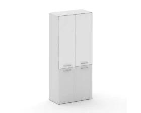 Шкаф широкий высокий CRF.ST-101 white Феникс Кросс / Cross images