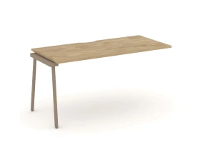 Наборный элемент рабочей станциии с вырезом на плоскоовальной трубе 158x73x75 Эстетика / Estetica images