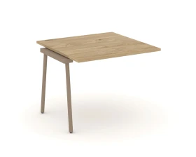 Проходной наборный элемент переговорного стола на плоскоовальной трубе 98x98x75 Эстетика / Estetica images