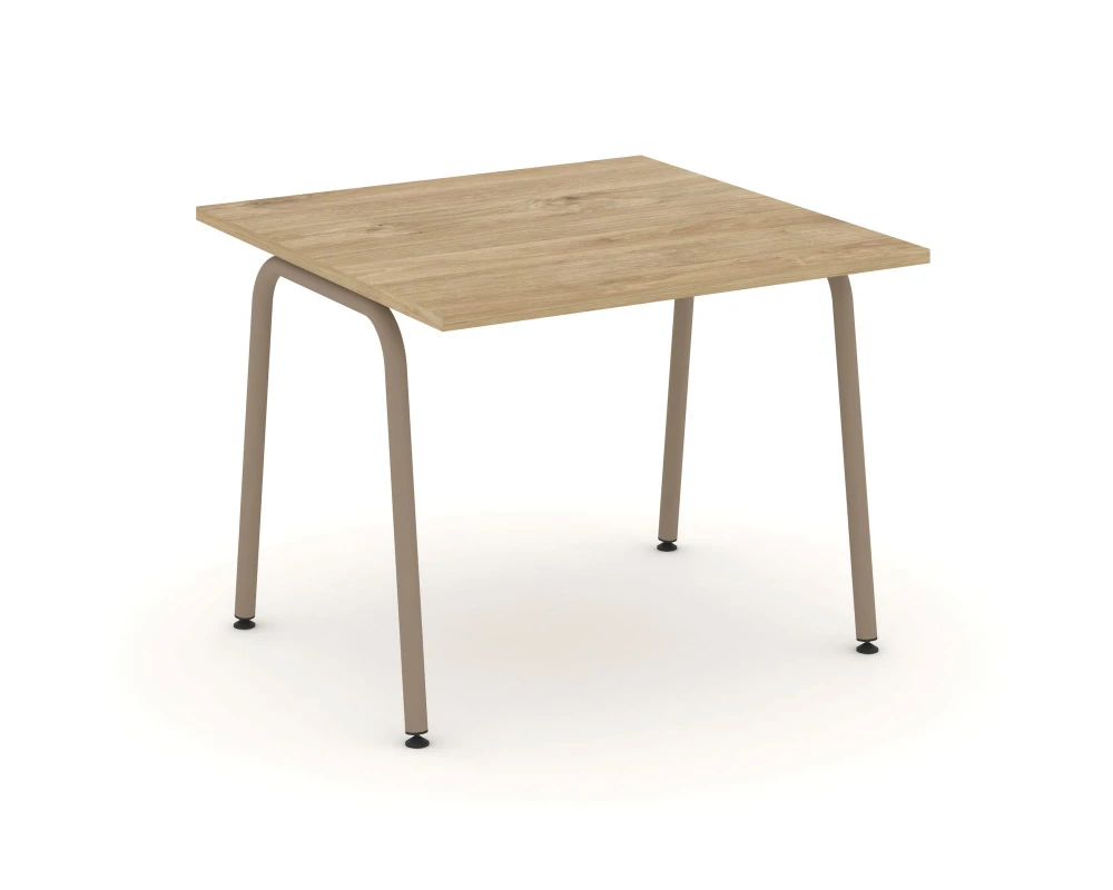 Стол переговорный на круглой трубе 98x98x75 Эстетика / Estetica