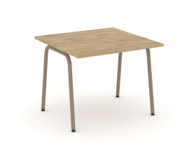 Стол переговорный на круглой трубе 98x98x75 Эстетика / Estetica images