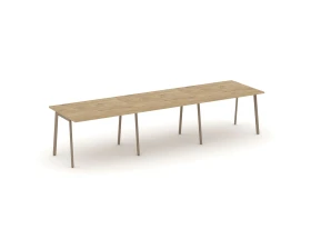 Стол переговорный на плоскоовальной трубе 354x98x75 Эстетика / Estetica images