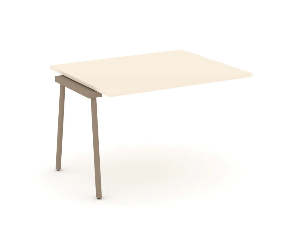 Проходной наборный элемент переговорного стола на плоскоовальной трубе 118x98x75 Эстетика / Estetica