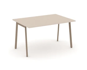 Стол переговорный на плоскоовальной трубе 138x98x75 Эстетика / Estetica images