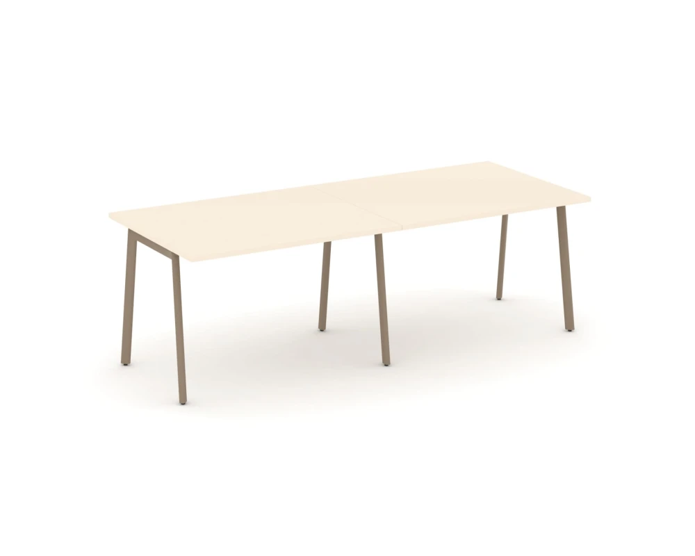 Стол переговорный на плоскоовальной трубе 236x98x75 Эстетика / Estetica