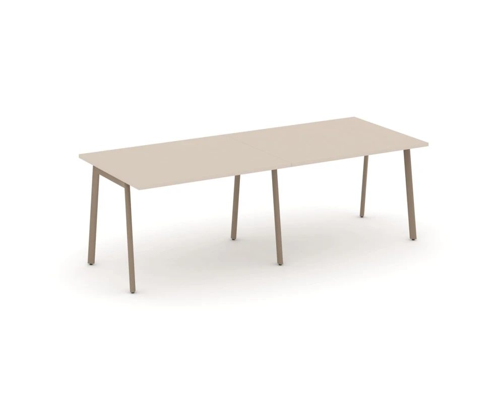 Стол переговорный на плоскоовальной трубе 236x98x75 Эстетика / Estetica