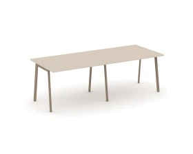 Стол переговорный на плоскоовальной трубе 236x98x75 Эстетика / Estetica images