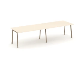 Стол переговорный на плоскоовальной трубе 316x98x75 Эстетика / Estetica images