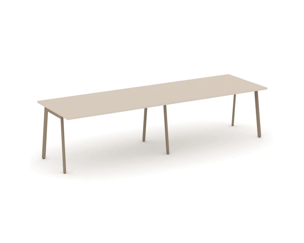 Стол переговорный на плоскоовальной трубе 316x98x75 Эстетика / Estetica