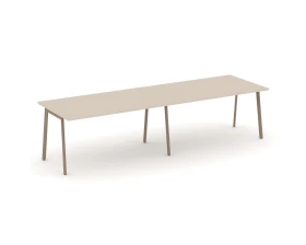 Стол переговорный на плоскоовальной трубе 316x98x75 Эстетика / Estetica images