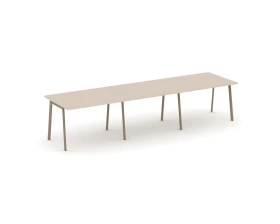 Стол переговорный на плоскоовальной трубе 354x98x75 Эстетика / Estetica images