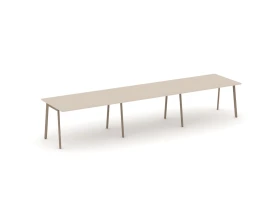 Стол переговорный на плоскоовальной трубе 414x98x75 Эстетика / Estetica images