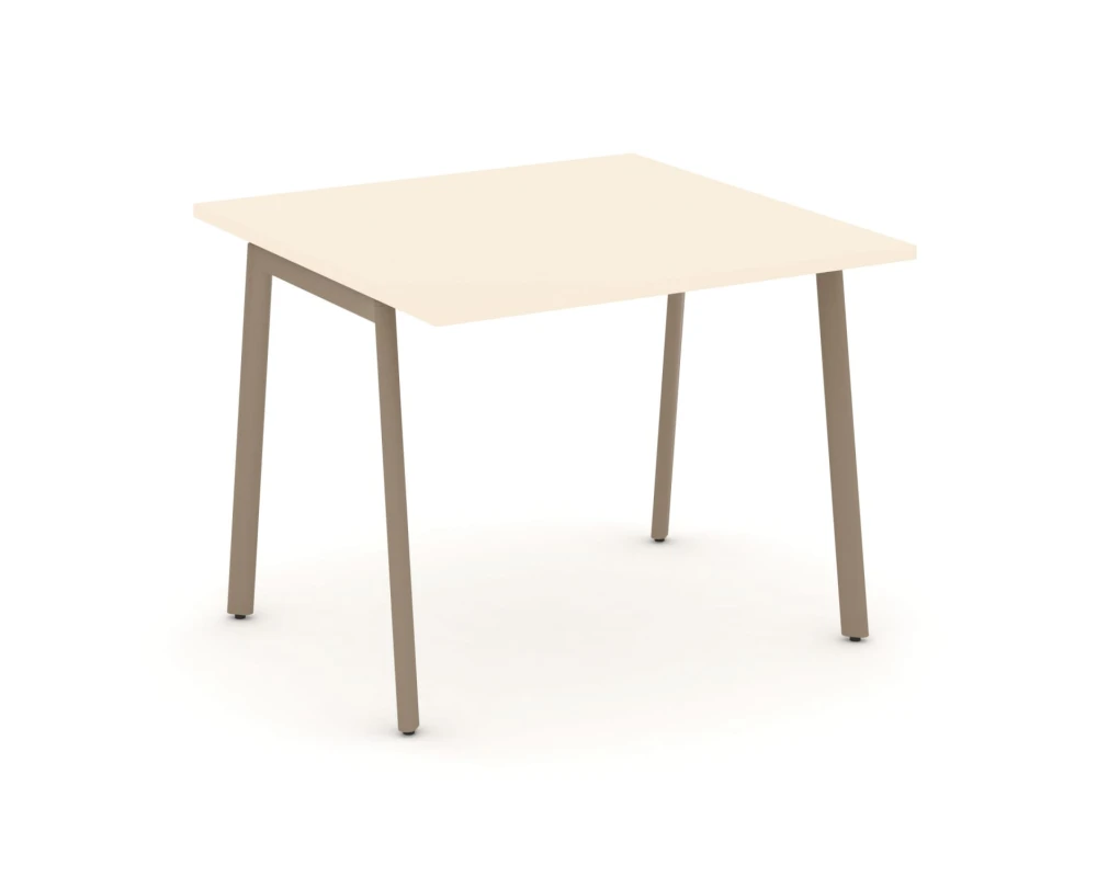 Стол переговорный на плоскоовальной трубе 98x98x75 Эстетика / Estetica