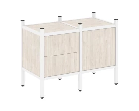 Прямой стеллаж L-01 862x446x636 Лофт / Loft images