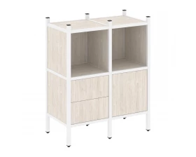 Прямой стеллаж L-02 862x446x1047 Лофт / Loft images